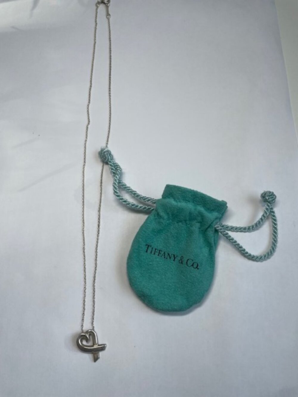 Tiffany Paloma Picasso Loving Heart Mini Pendant in Sterling Silver